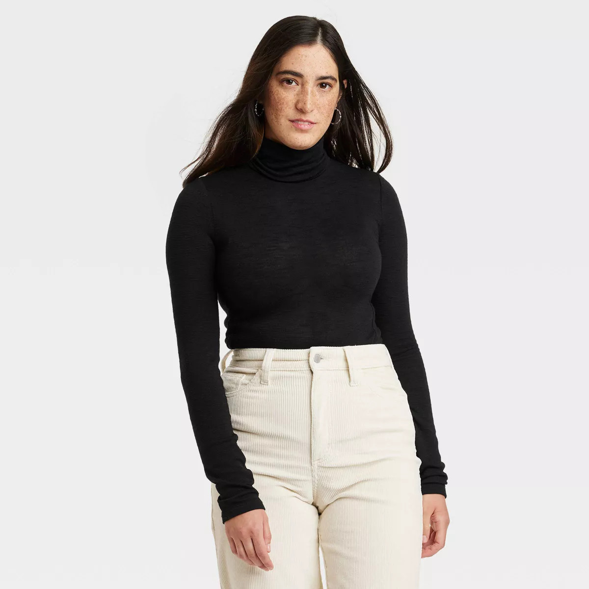 Women's Long Sleeve Mock Turtleneck T-Shirt - Universal Thread™ | Target