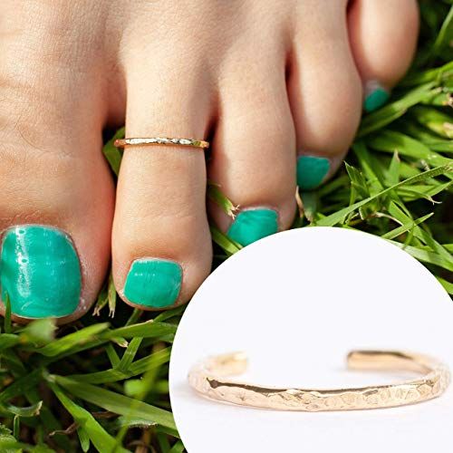 14k Gold Filled Hawaiian Adjustable Open Toe Ring One Size Fits Most Toes | Amazon (US)