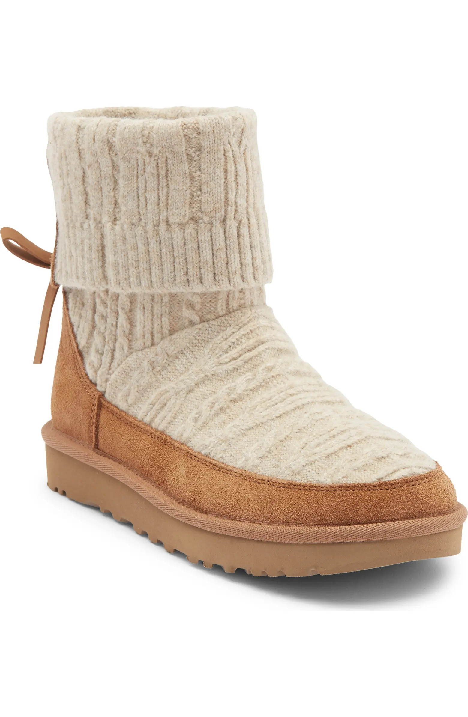 UGG® Classic Mini Cable Knit Bootie (Women) | Nordstromrack | Nordstrom Rack