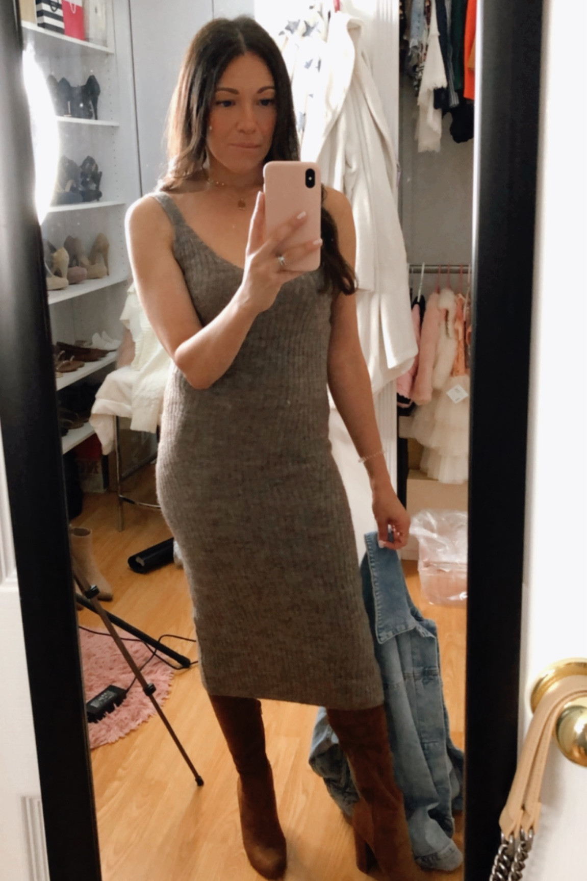 Ribbed Knit Dress. Fall Outfit. Fall wardrobe Staple. #ElevatedBasics 


#LTKstyletip #LTKworkwear #LTKSeasonal