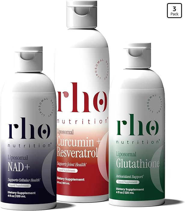 Rho Nutrition - Cellular Health Essentials Bundle \u2013 Liquid Liposomal Supplements for Healthy... | Amazon (US)