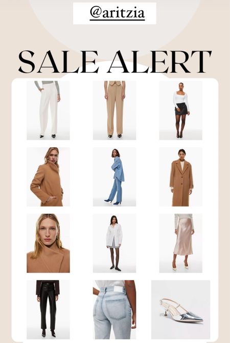 Aritzia sale; Workwear, winter outfits; trousers, tan coats, peacoat on sale  

#LTKsalealert #LTKSeasonal #LTKworkwear