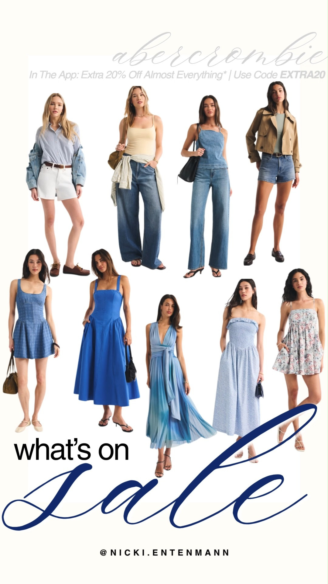 Refresh your spring wardrobe during the Abercrombie app-exclusive sale where you can take an extra 20% off almost everything using code EXTRA20. This curated selection features viral denim silhouettes, breezy sun dresses, and elevated basics that are perfect for the warmer weather ahead. These high-quality pieces offer a polished look that easily transitions from casual daytime outings to chic evening events. Shop the full collection in the app now to secure these trending styles while both the discount and inventory last.

#abercrombie #abercrombiehaul #salealert #springfashion #abercrombiestyle #dealsandsteals #wardrobestaples #appexclusive #springstyle #shoppinghaul 

 #LTKMothersDay #LTKootd #LTKSaleAlert