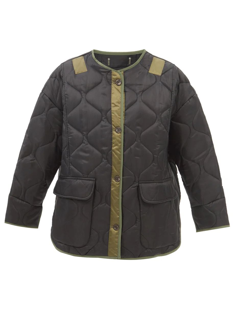 Teddy oversized quilted shell coat | The Frankie Shop | Matches (UK)