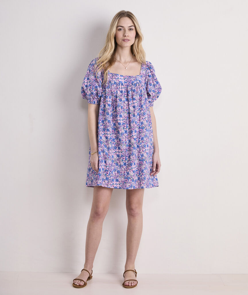 Serena Square Neck Dress | vineyard vines