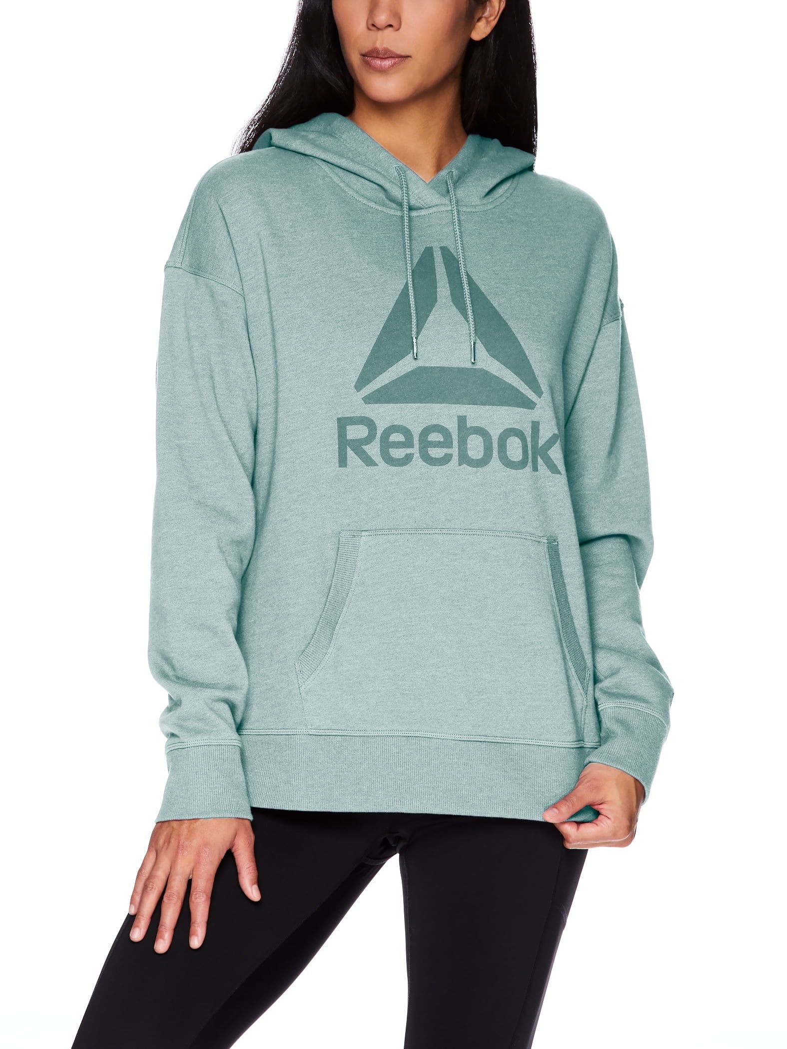 Reebok Women's Elite Cozy Graphic Hoodie with Drawstring and Pockets - Walmart.com | Walmart (US)