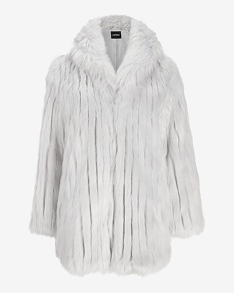 Oversized Faux Fur Coat | Express