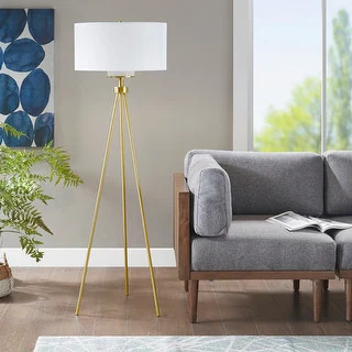 Carson Carrington Utena Tripod Floor Lamp (Gold) | Bed Bath & Beyond