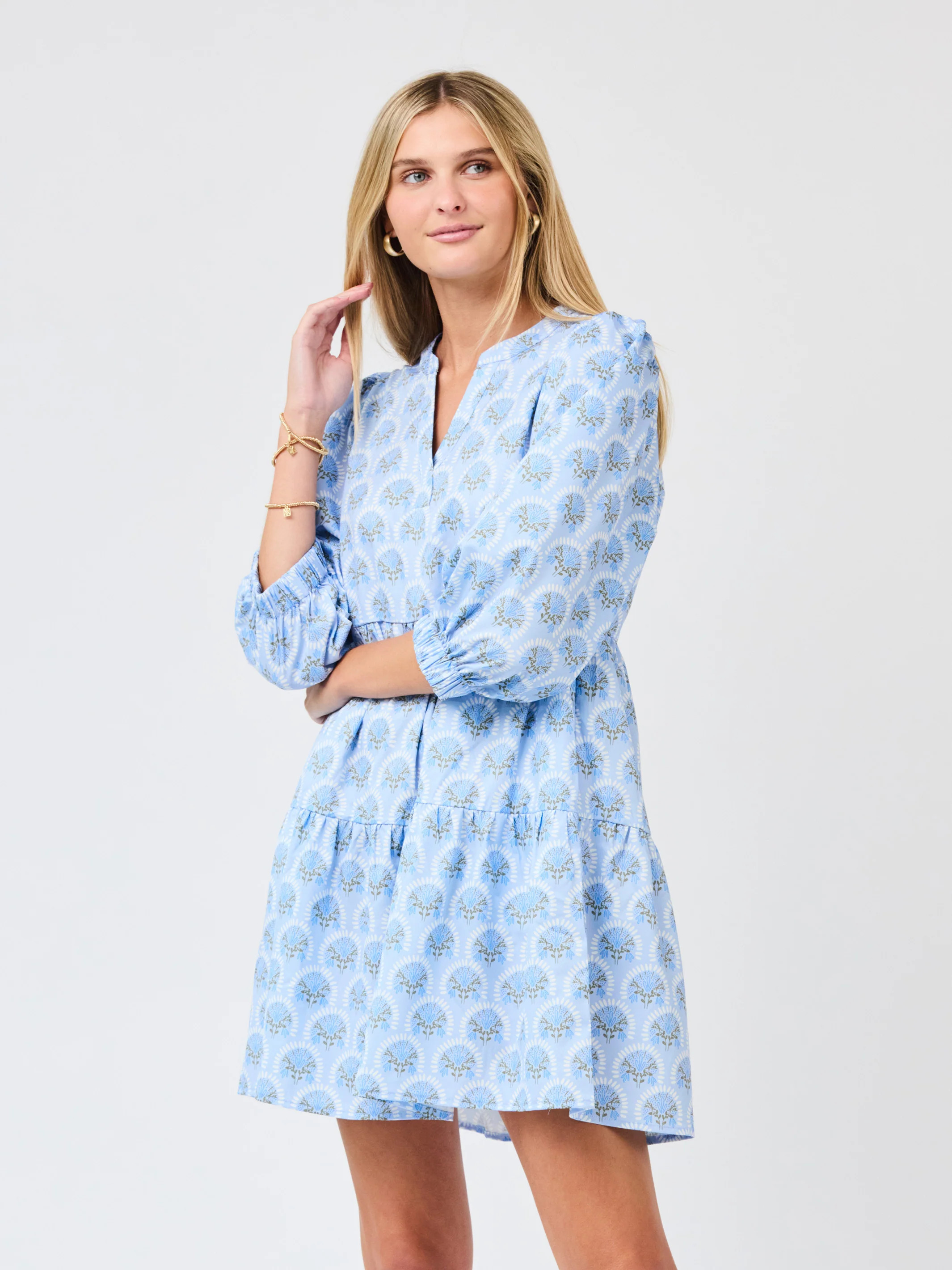 Cooper Dress | Botanica Blooms Blue | Mary Square