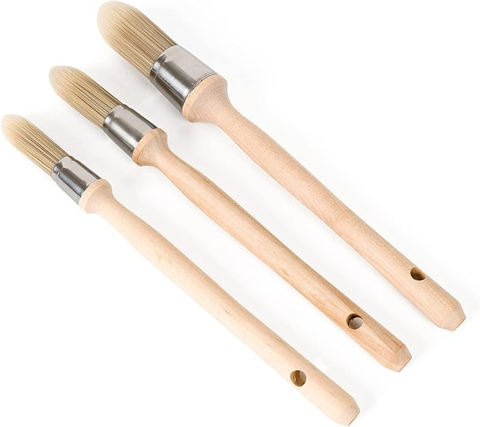 Trim Painting Tool, 3 Packs with 0.6Inch, 0.75Inch, 1Inch Small Paint Brushes for Walls, Touch Up... | Amazon (US)