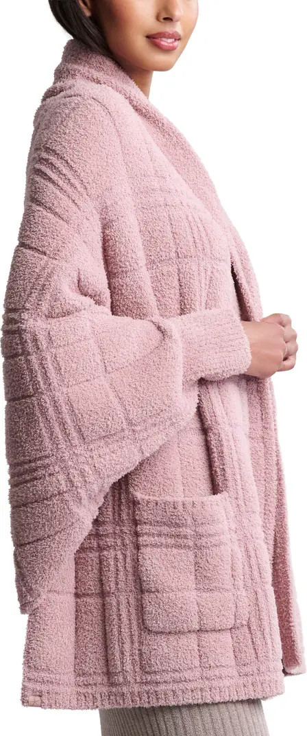 CozyChic® Tonal Plaid Open Front Cardigan | Nordstrom