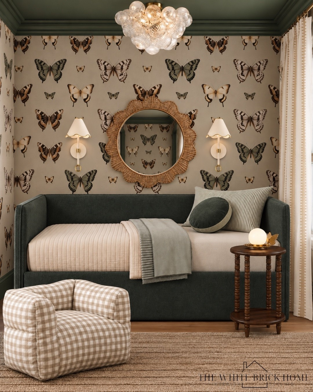 A whimsical butterfly retreat where rich green tones and cozy layers create a room that feels equal parts magical and sophisticated. 

Girls room, girls bedroom, kids room, kids bedroom, girls room decor, girls room ideas, girls room bed, girls room rug, girls room wall decor, girls room ideas, girls room wallpaper, girls room wall sconces, girls room design, girls room area rug, girls room green, bed, bedroom, crate and kids, crate and barrel, pottery barn kids, Anthropologie

#LTKHome #LTKKids #LTKSaleAlert