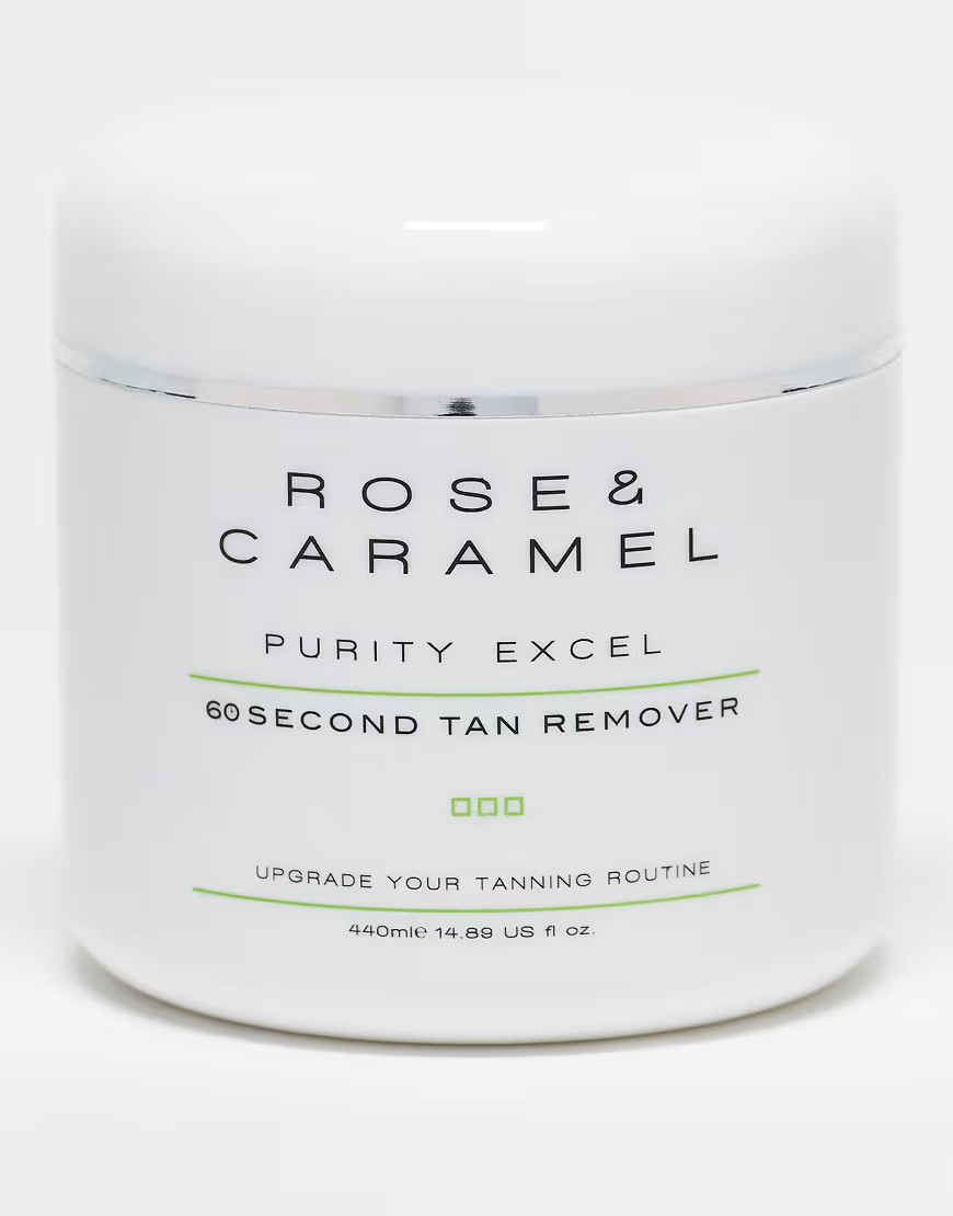 Rose & Caramel Purity Excel 60 second Self Tan Removing Scrub 440ml-No colour | ASOS (Global)