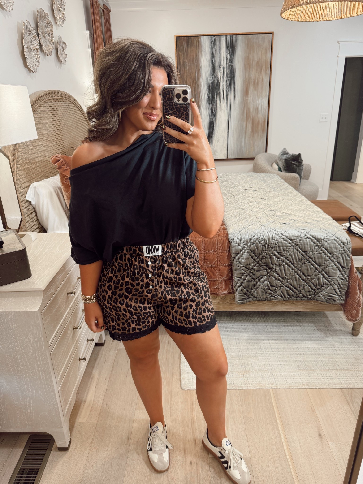 Use code DECKER to save on your WKND Chasers order! 

The viral leopard with lace boxer shorts restocked today! Thick thigh and tall girl friendly boxer shorts 👏🏻 

#LTKmomlife #LTKMidsize #LTKootd