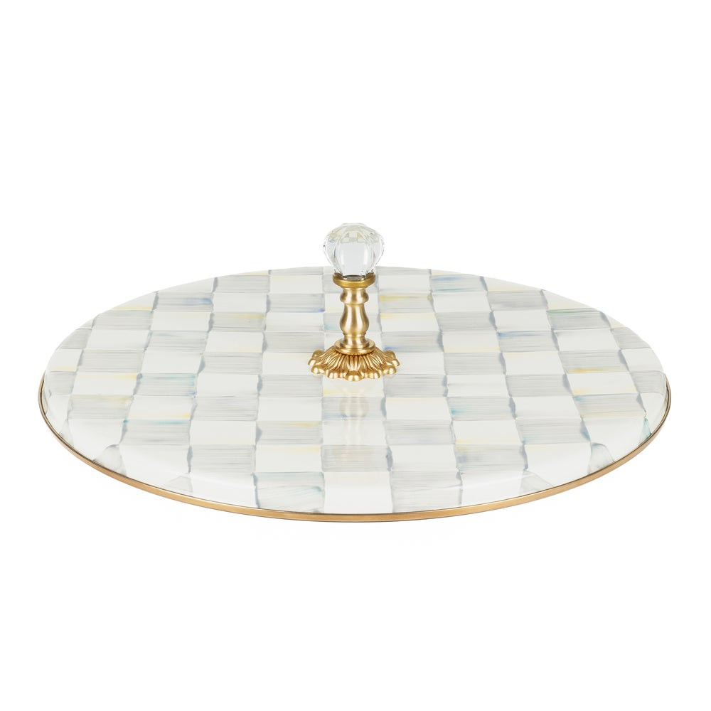 Sterling Check Cheese Course | MacKenzie-Childs