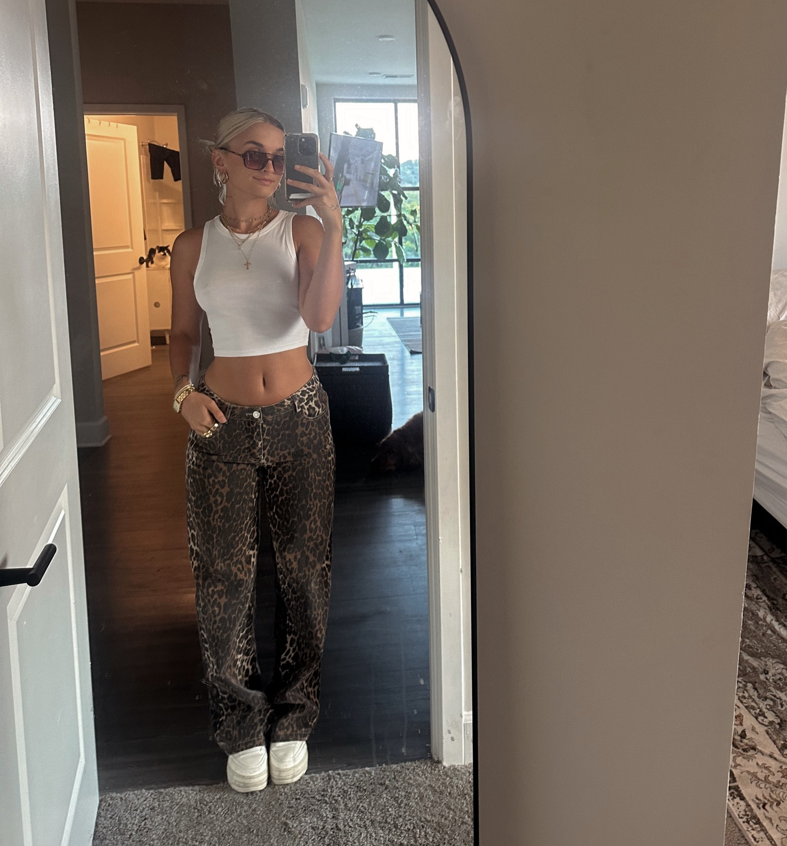 Wearing S in tank top & XS in pants!

#LTKFindsUnder100 #LTKSeasonal #LTKSummerSales