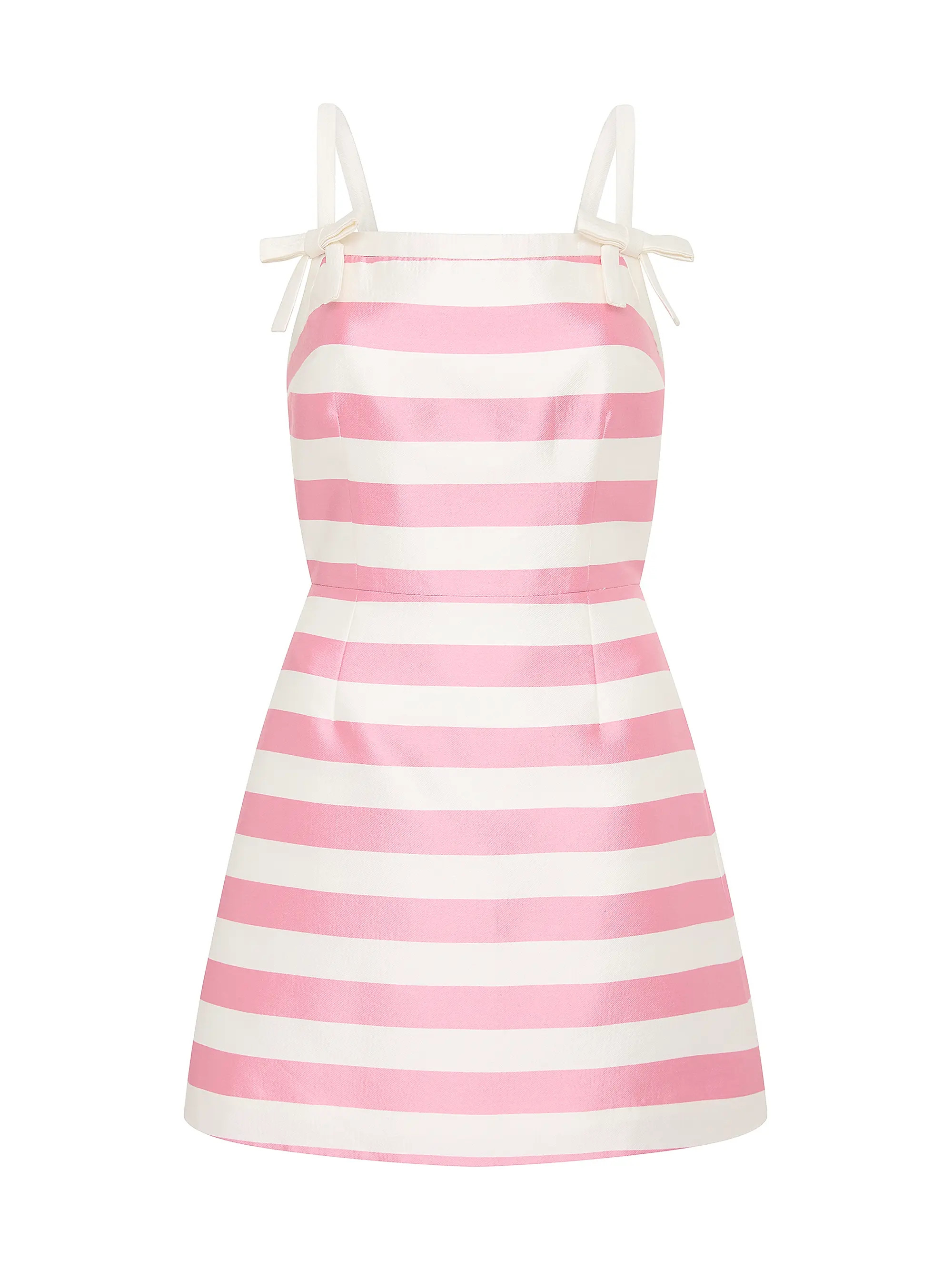 Jocelyn Striped Bow Minidress | Saks Fifth Avenue