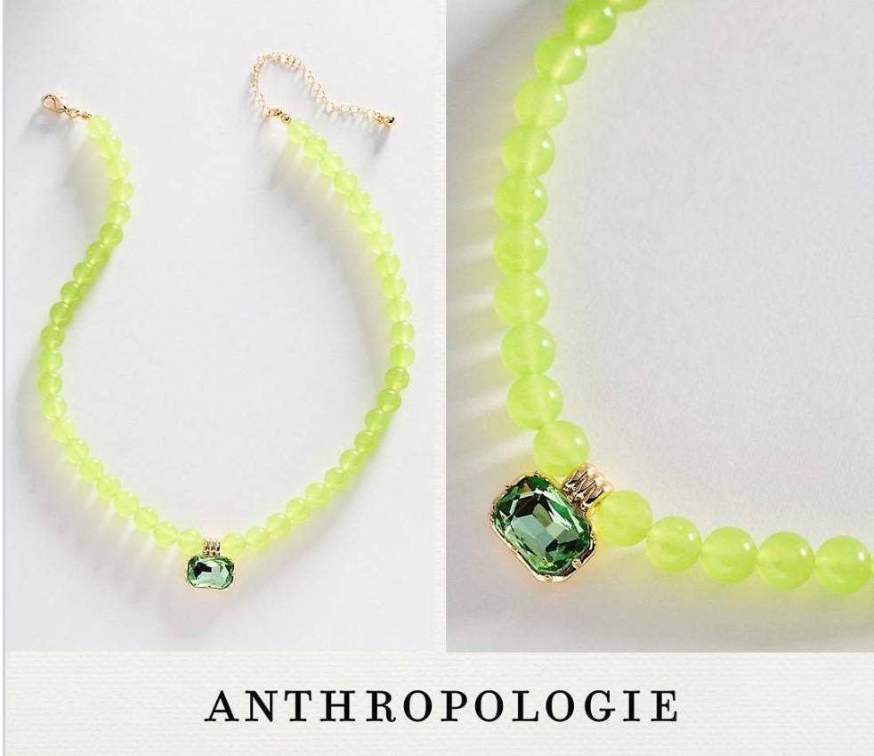 Beaded Pendant Necklace