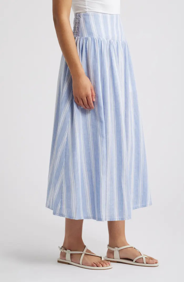 Linen Blend Skirt | Nordstrom