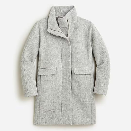 New cocoon coat in Italian stadium-cloth wool | J.Crew US