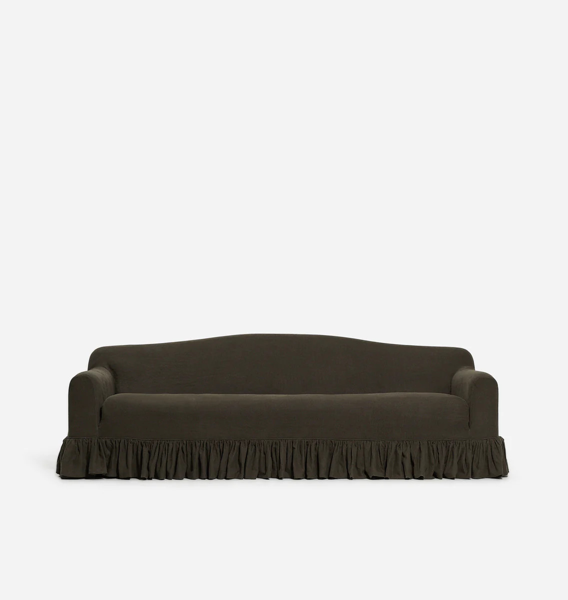 Rhodes Skirted Slipcovered Sofa | Amber Interiors