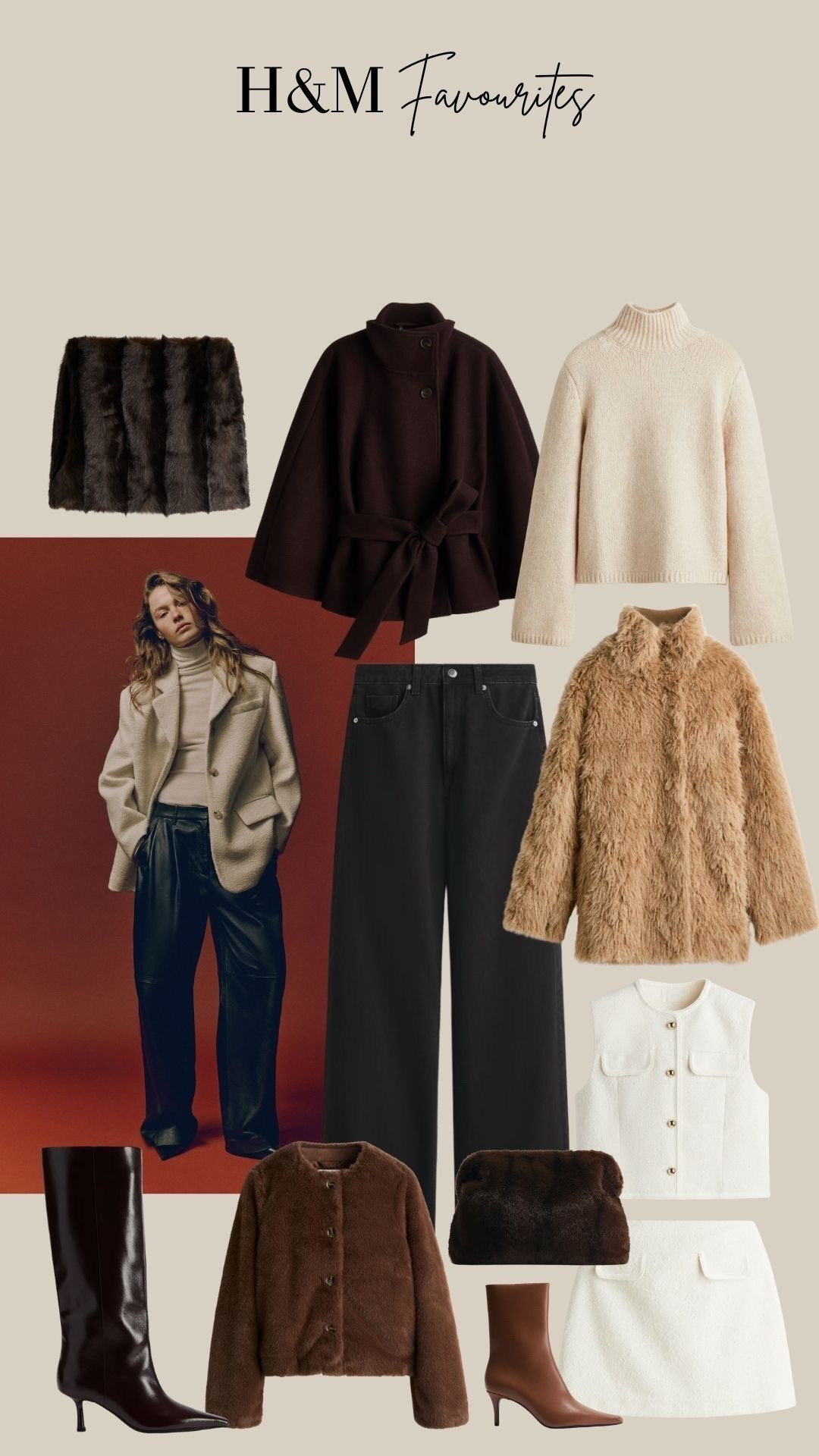 H&M Winter Faves 🤎

Winter Style, Winter Outfit, Winter Outfit Inspiration, January Style, Layering, Faux Fur, Knitwear, Jeans, Winter Boots, Cream Coord 

#LTKeurope #LTKuk #LTKwinter
