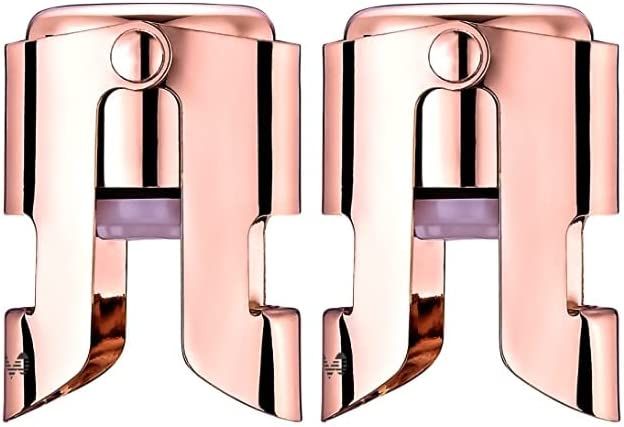 OWO Champagne Stopper, Stainless Steel Bottle Plug Sealer for Sparkling Wine, Superior Leak-Proof Bu | Amazon (US)