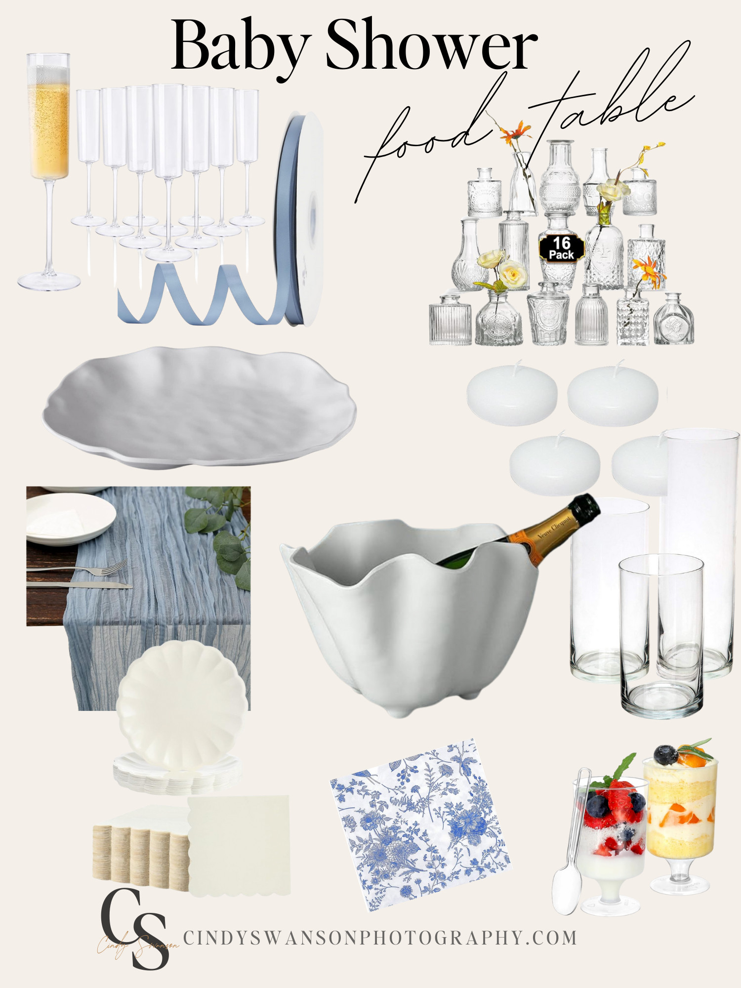 Baby Boy shower decor and food/beverage serve ware!  

 #LTKBaby