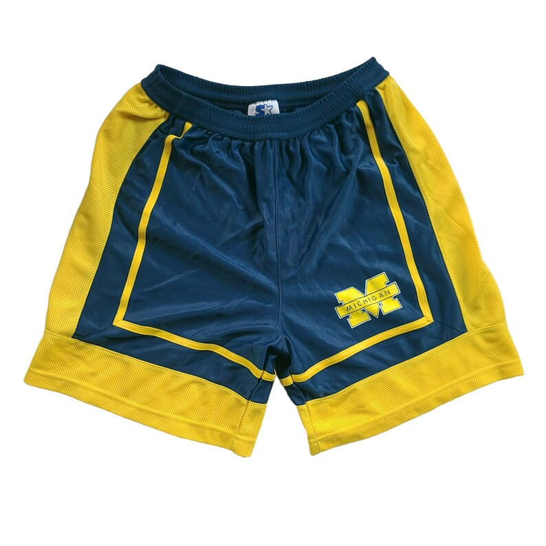 Vintage University of Michigan Starter Athletic Shorts Size Medium | Etsy (US)