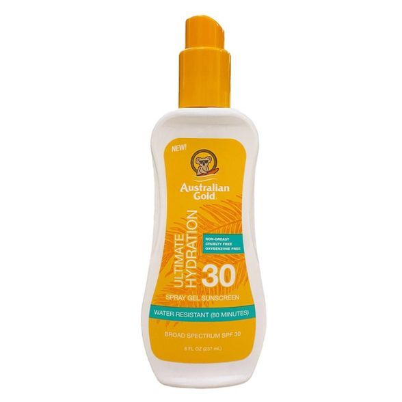 Australian Gold Sunscreen Spray Gel - SPF 30 - 8 fl oz | Target