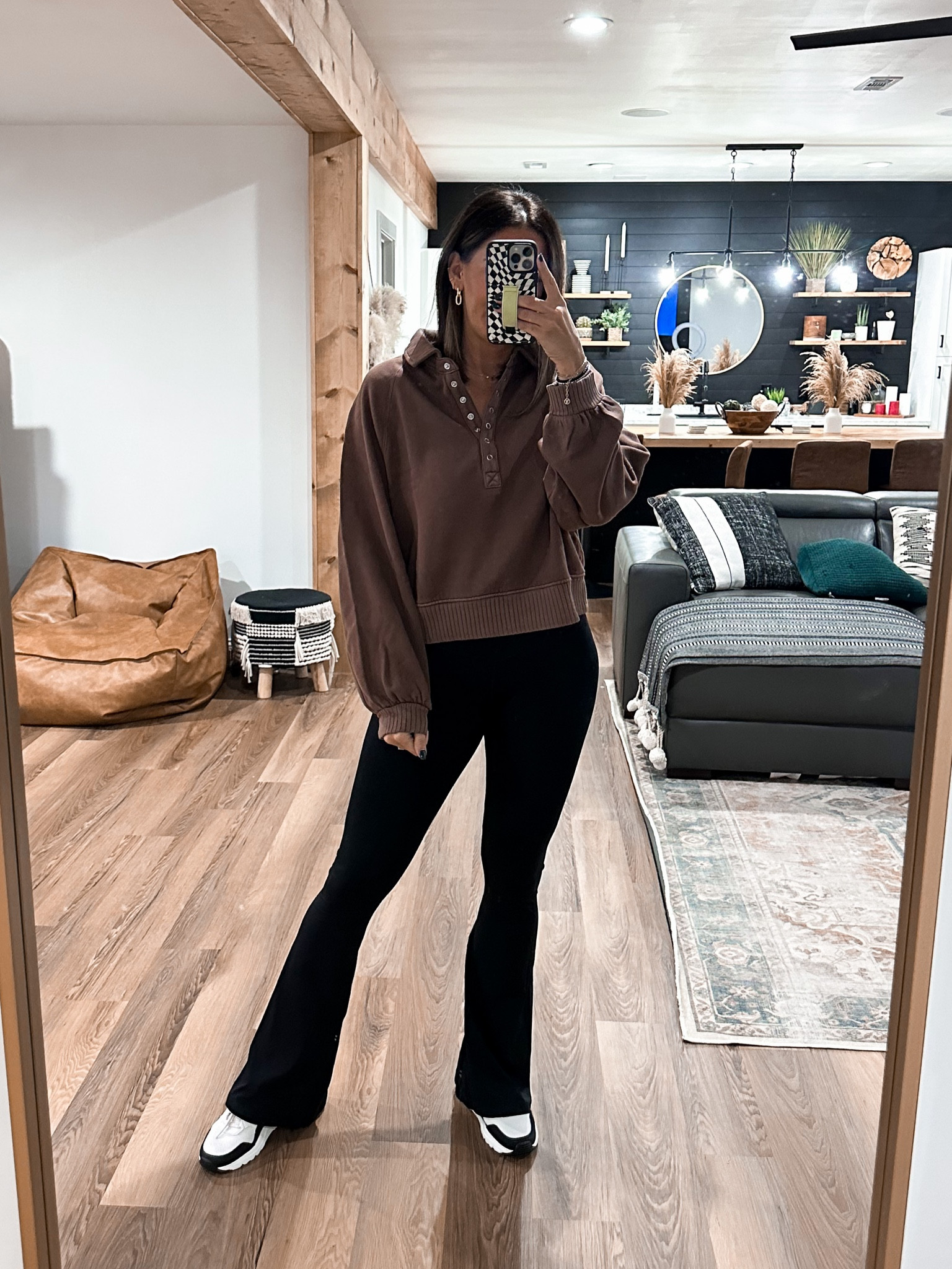 Sweatshirt-medium
Flare Leggings-medium long
Sneakers-8


#LTKsalealert #LTKfindsunder50 #LTKstyletip