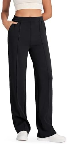 G4Free Smoofit Modal Soft Women Wide Leg Sweatpants Yoga Pants Casual Lounge Trousers Short/Petit... | Amazon (US)