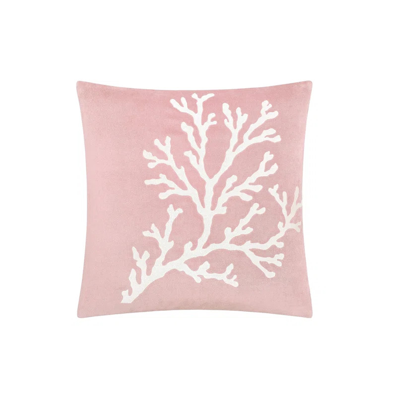 Togas  Coral Cotton Throw Pillow | Wayfair | Wayfair North America