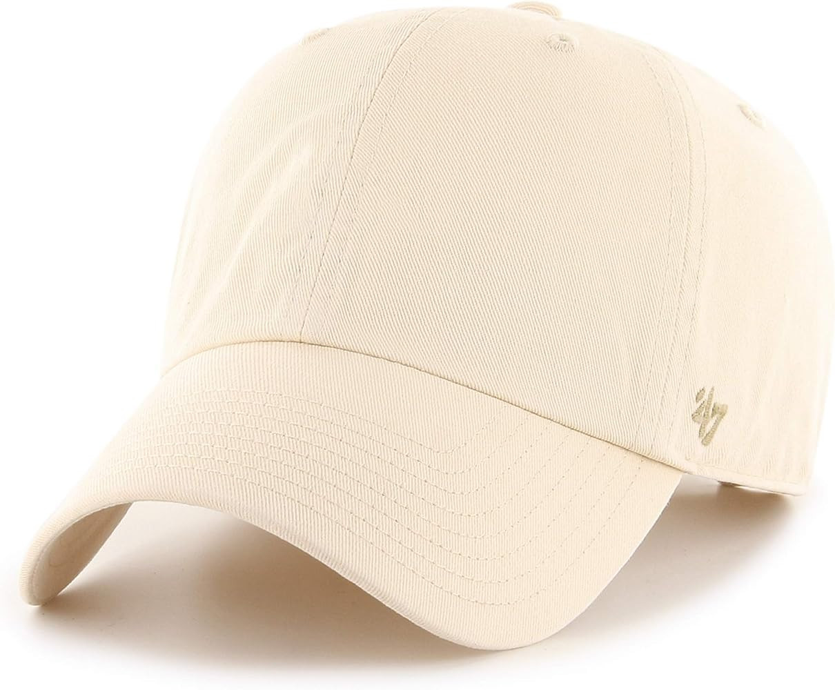 47 Blank Classic Clean Up Cap, Adjustable Plain Baseball Hat for Men and Women | Amazon (US)