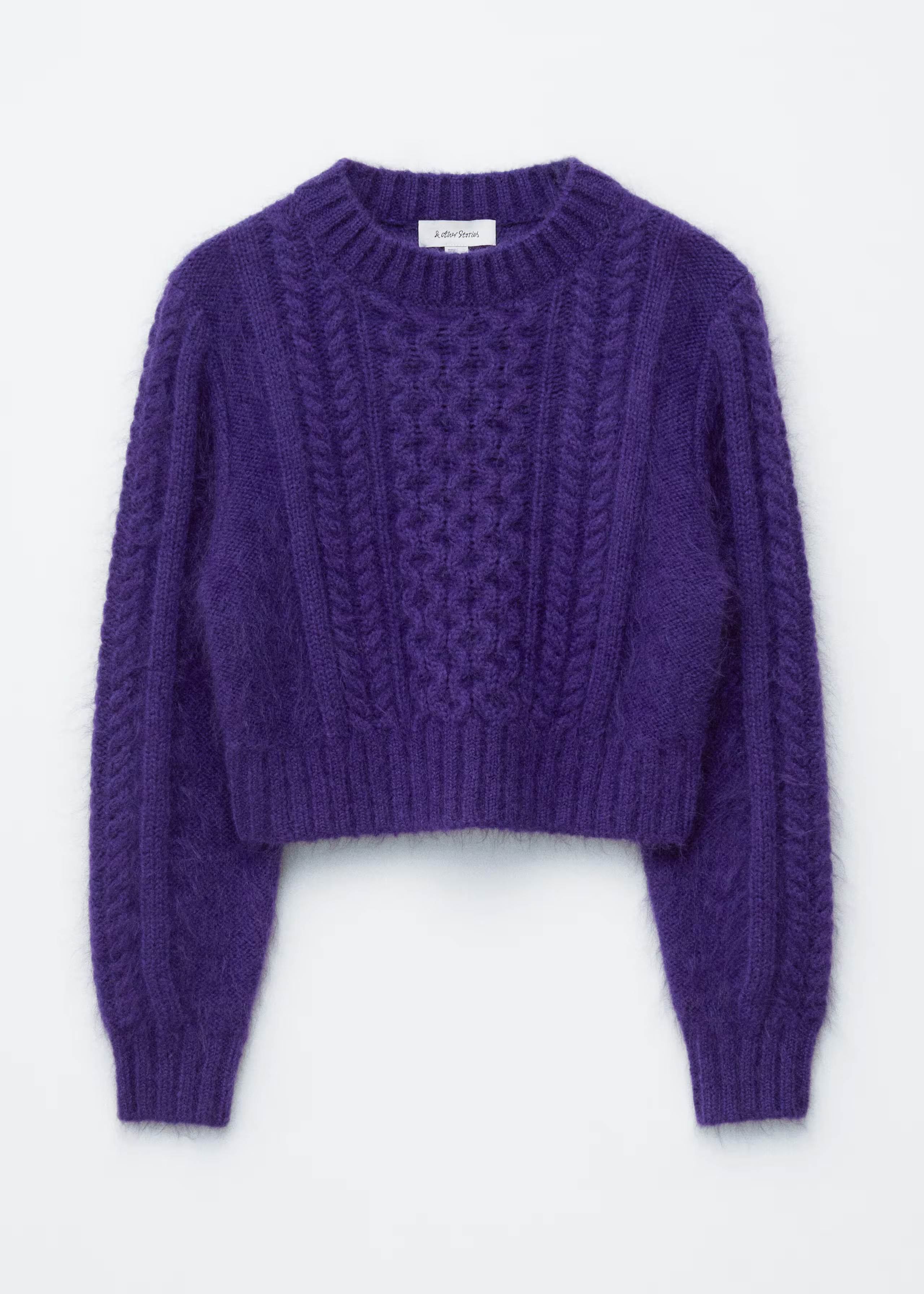 Cropped Cable-Knit Jumper | & Other Stories UK