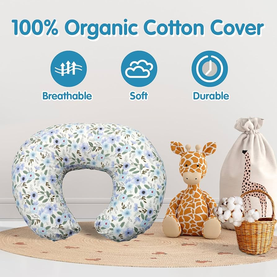 Nursing Pillow, Breastfeeding Pillow with Removable Cover, Ergonomic Breast Feeding Pillow, Baby ... | Amazon (US)