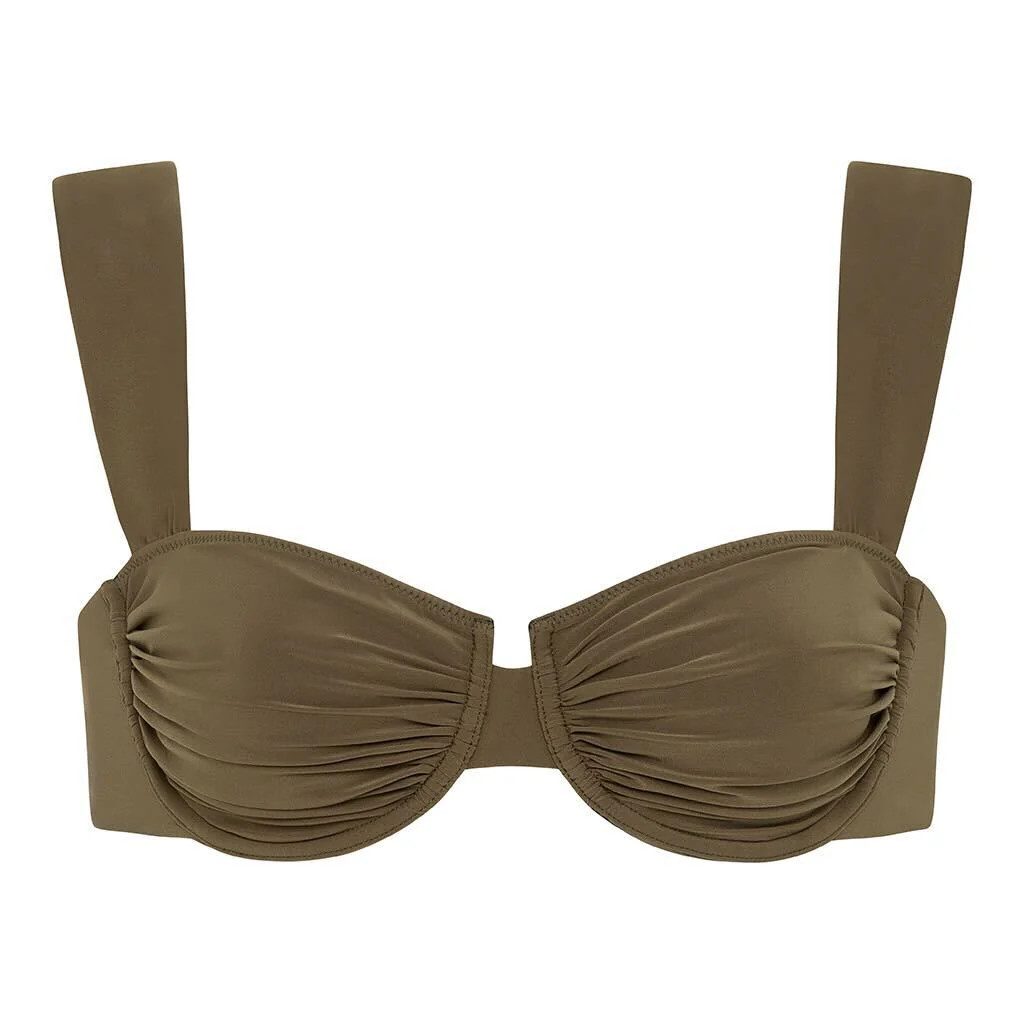 Khaki Bella Bikini Top | Montce
