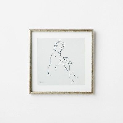 18" x 18" Figurative Sketch Framed Wall Print - Threshold™ designed with Studio McGee | Target