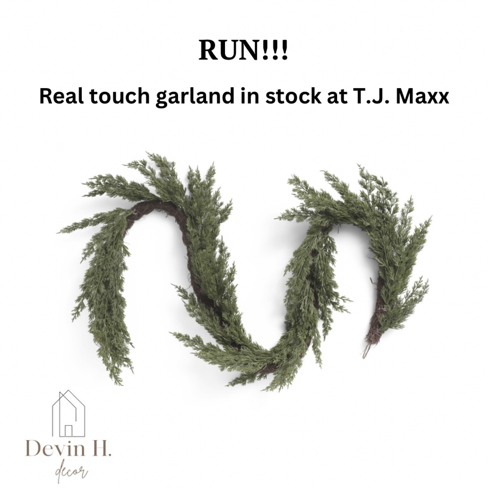 Real touch garland in stock for less than $30 at T. J. Maxx. These will sell out quickly. Get them before they’re gone! 


#garland #christmasdecor #tjmaxx #realtouchgarland #holidaydecor #christmas2023 #affordablchristmasdecor #christmasdecorations

#LTKfindsunder50 #LTKSeasonal #LTKHoliday