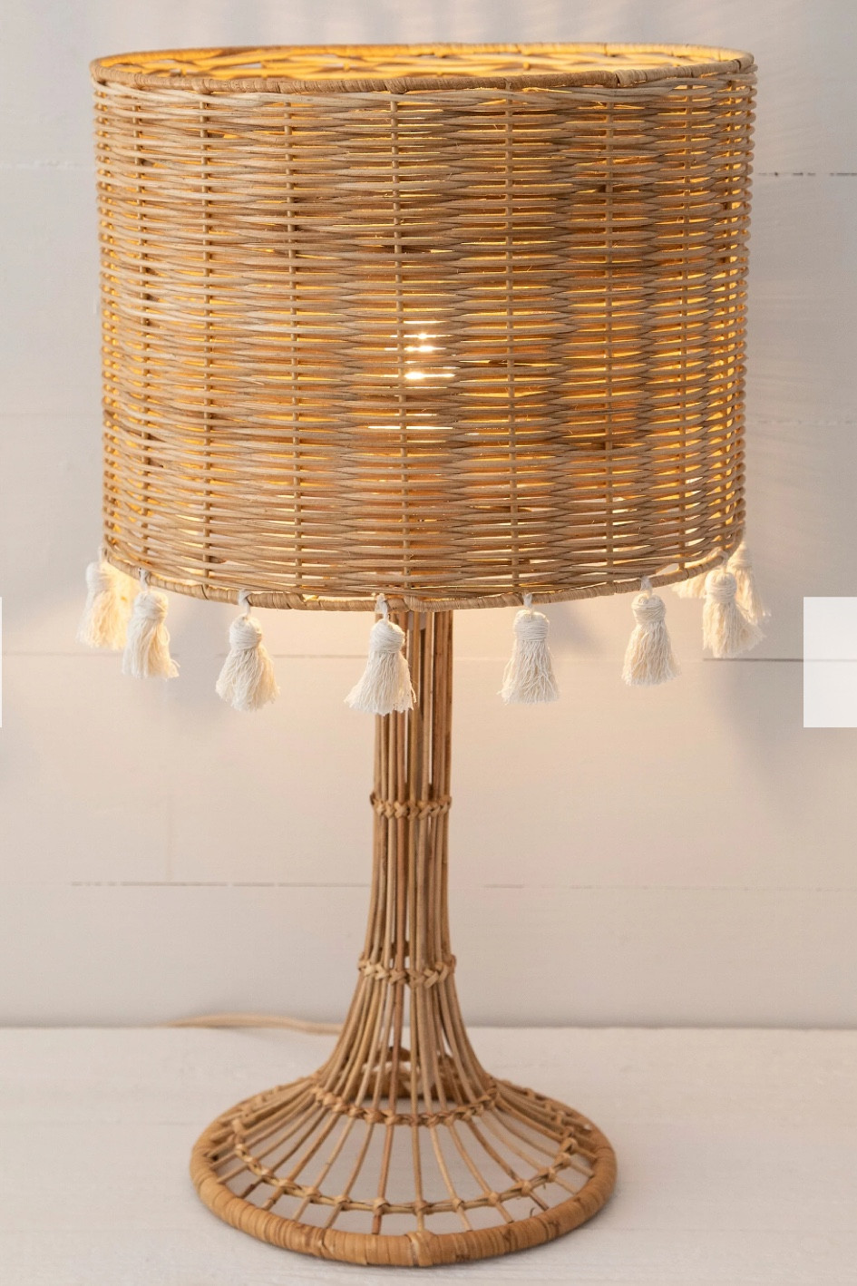 Rattan lamp 
Boho lamp 

#LTKhome