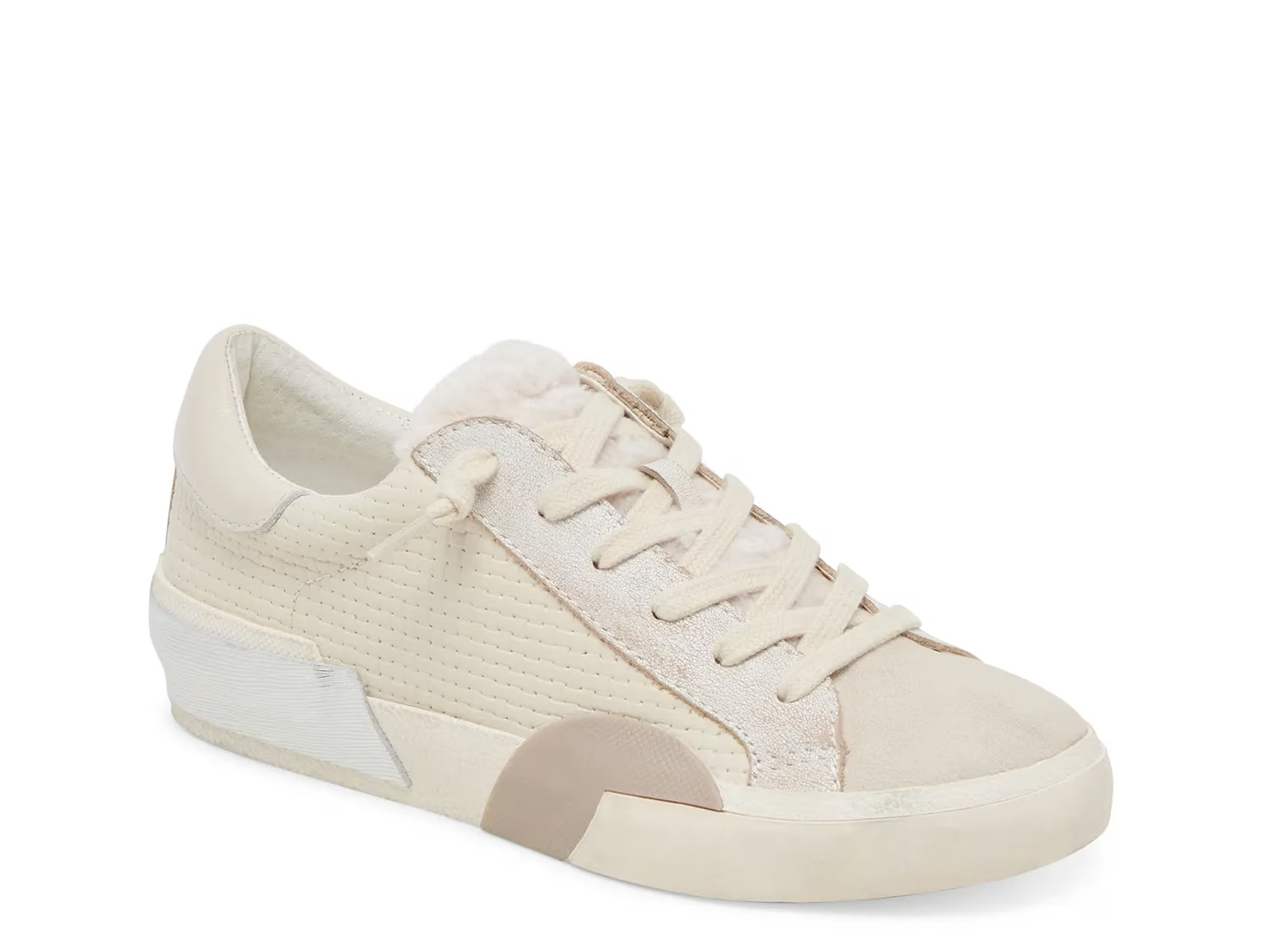 Dolce Vita Zina Court Sneaker | Women's | Off White | Size 7.5 | Sneakers | DSW