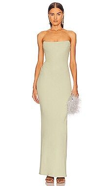 Michael Costello x REVOLVE Briggs Gown in Sage from Revolve.com | Revolve Clothing (Global)