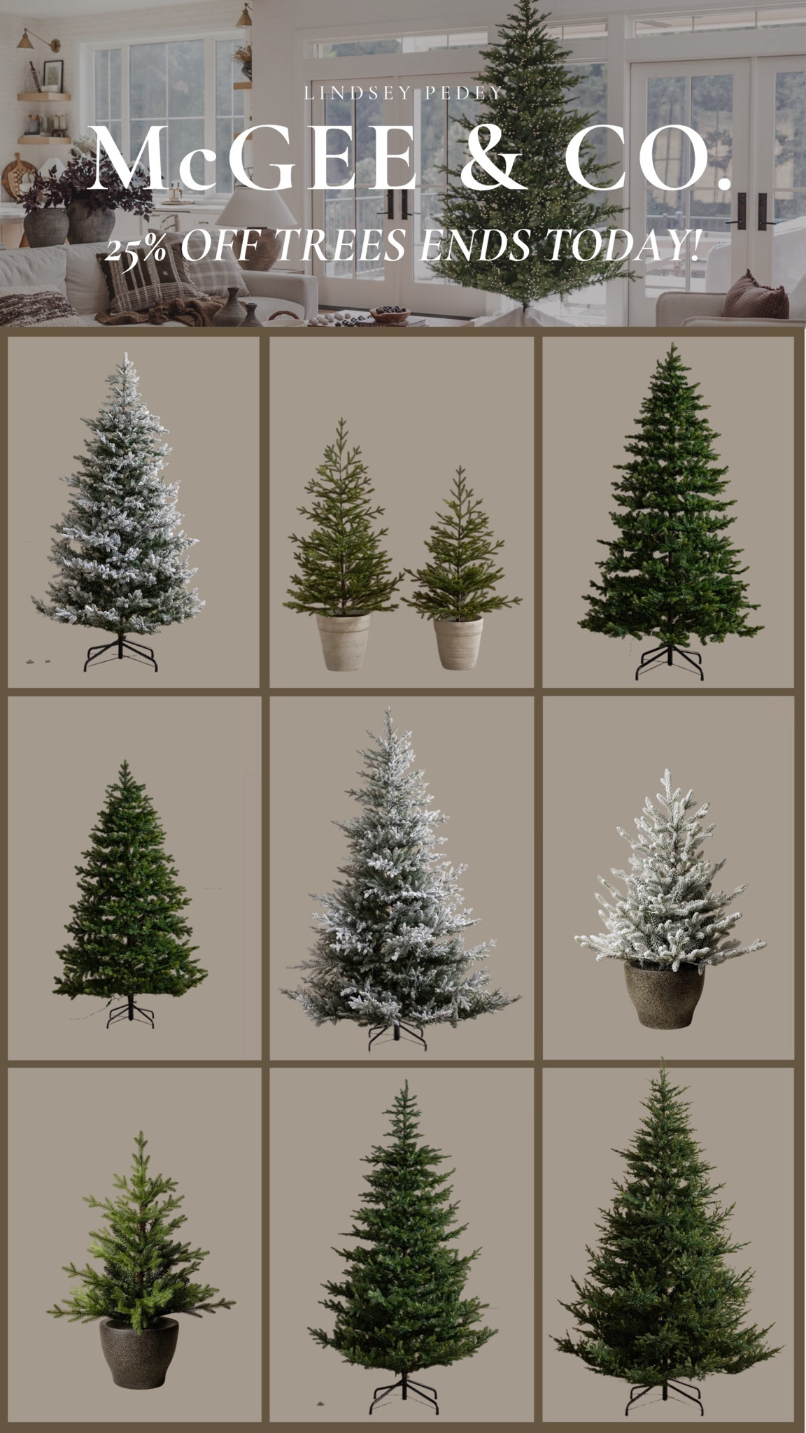 Last chance for 25% off all McGee and Co Christmas trees! Sale ends tonight! Mine is the 9 foot grandis fir! 

#LTKHome #LTKSeasonal #LTKHoliday