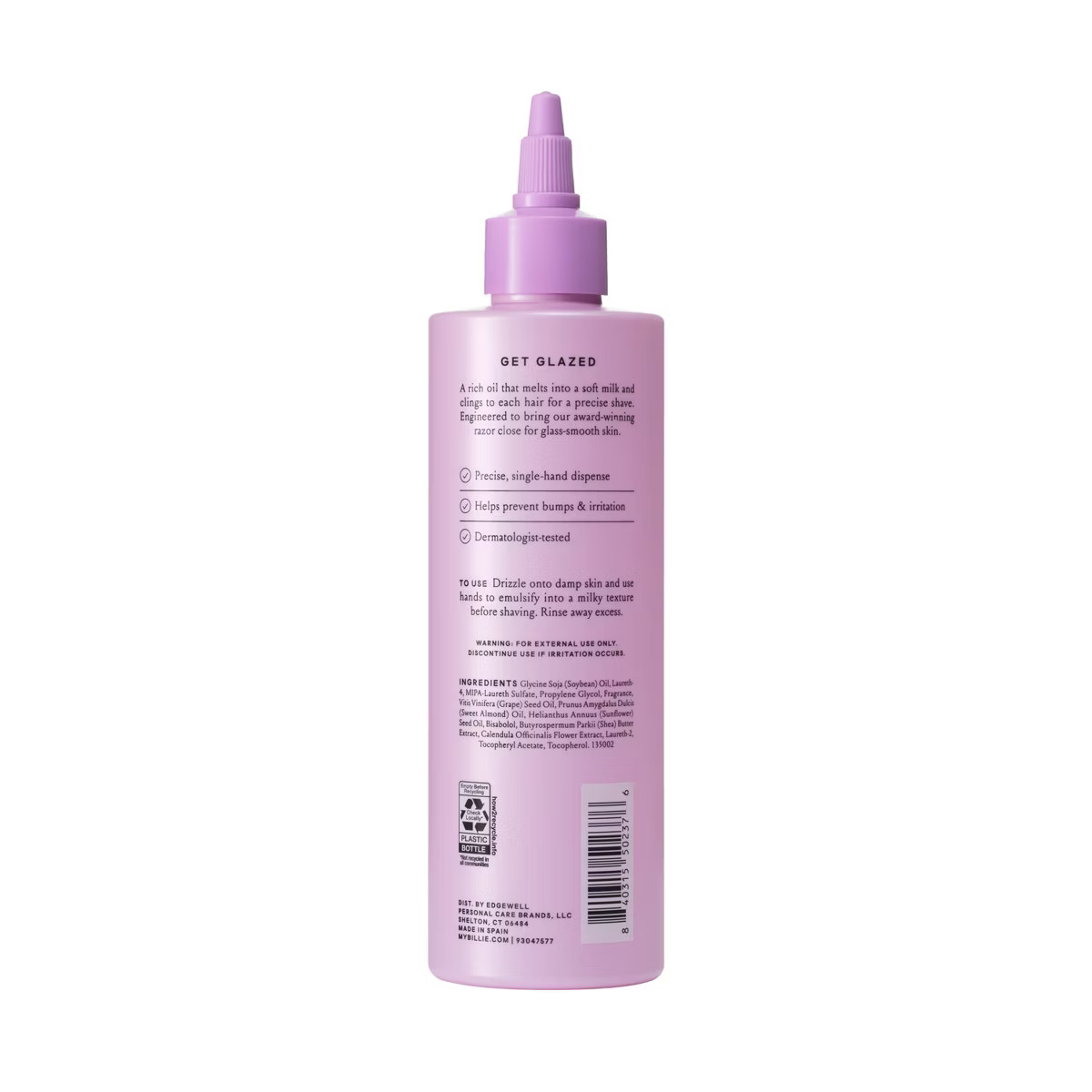 Billie Shave Glaze - Lavender Milk - 8oz | Target