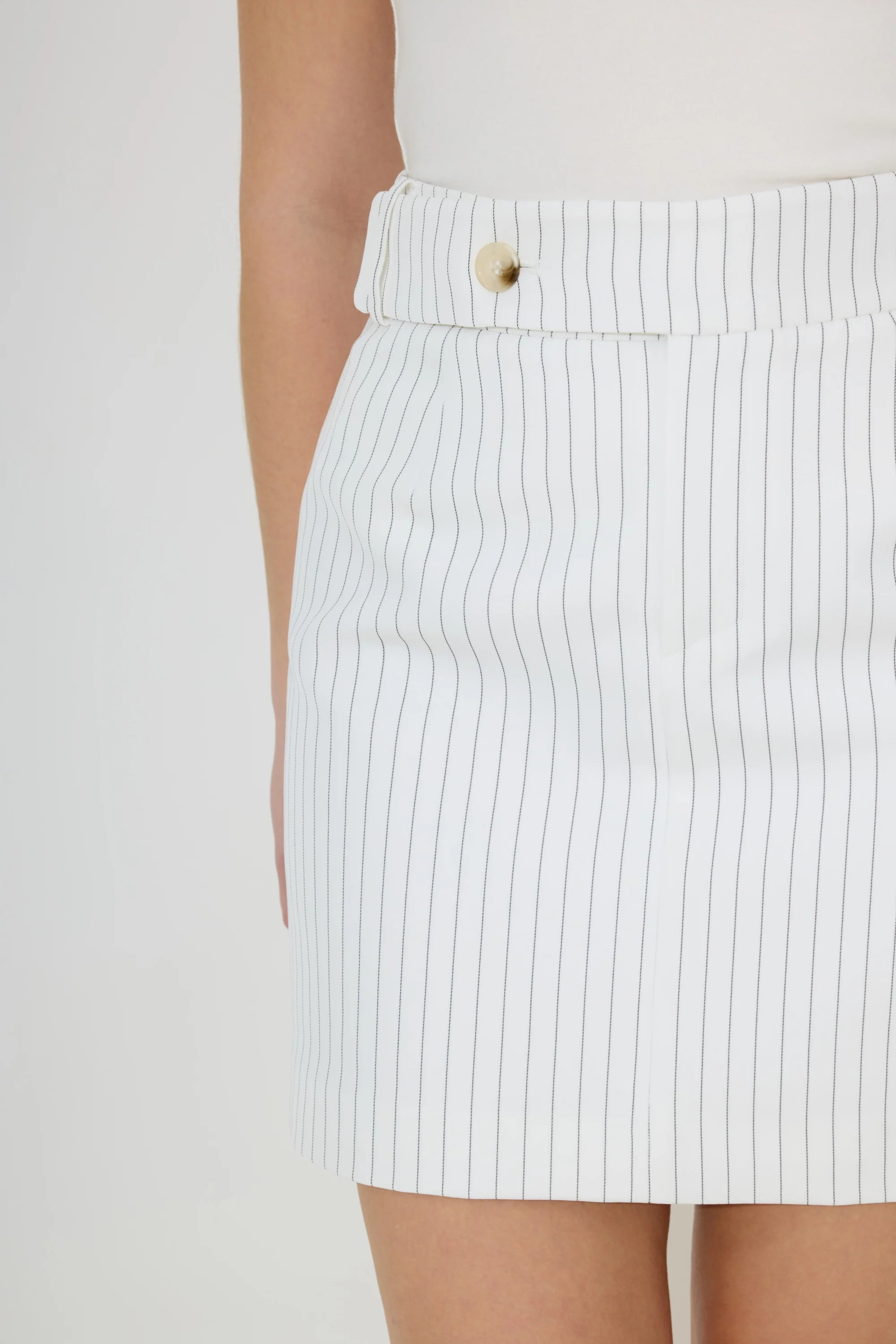 Pinstripe Mini Skirt | Odd Muse