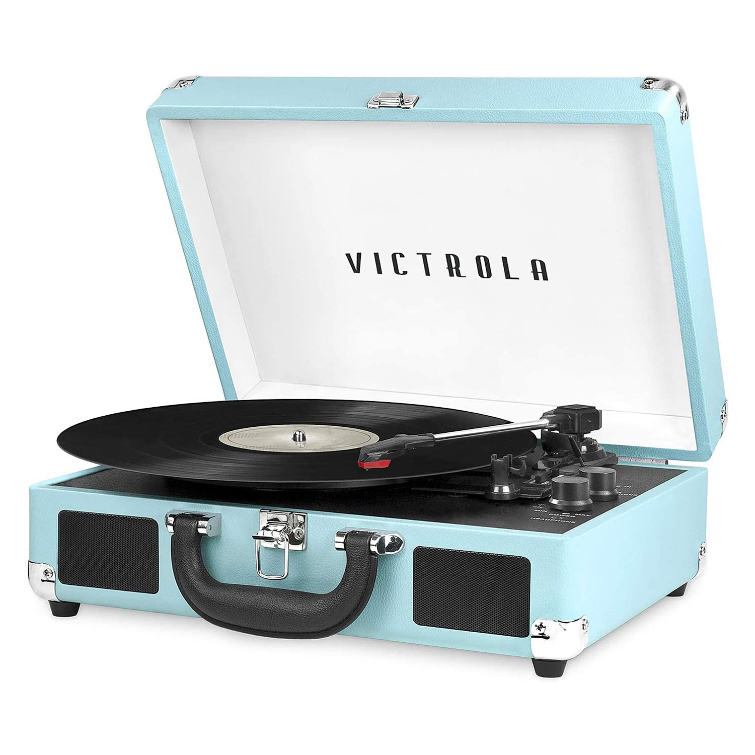 Victrola Journey Bluetooth Portable Suitcase Record Player – with Built-in Speakers, 3 Speed Vi... | Amazon (US)