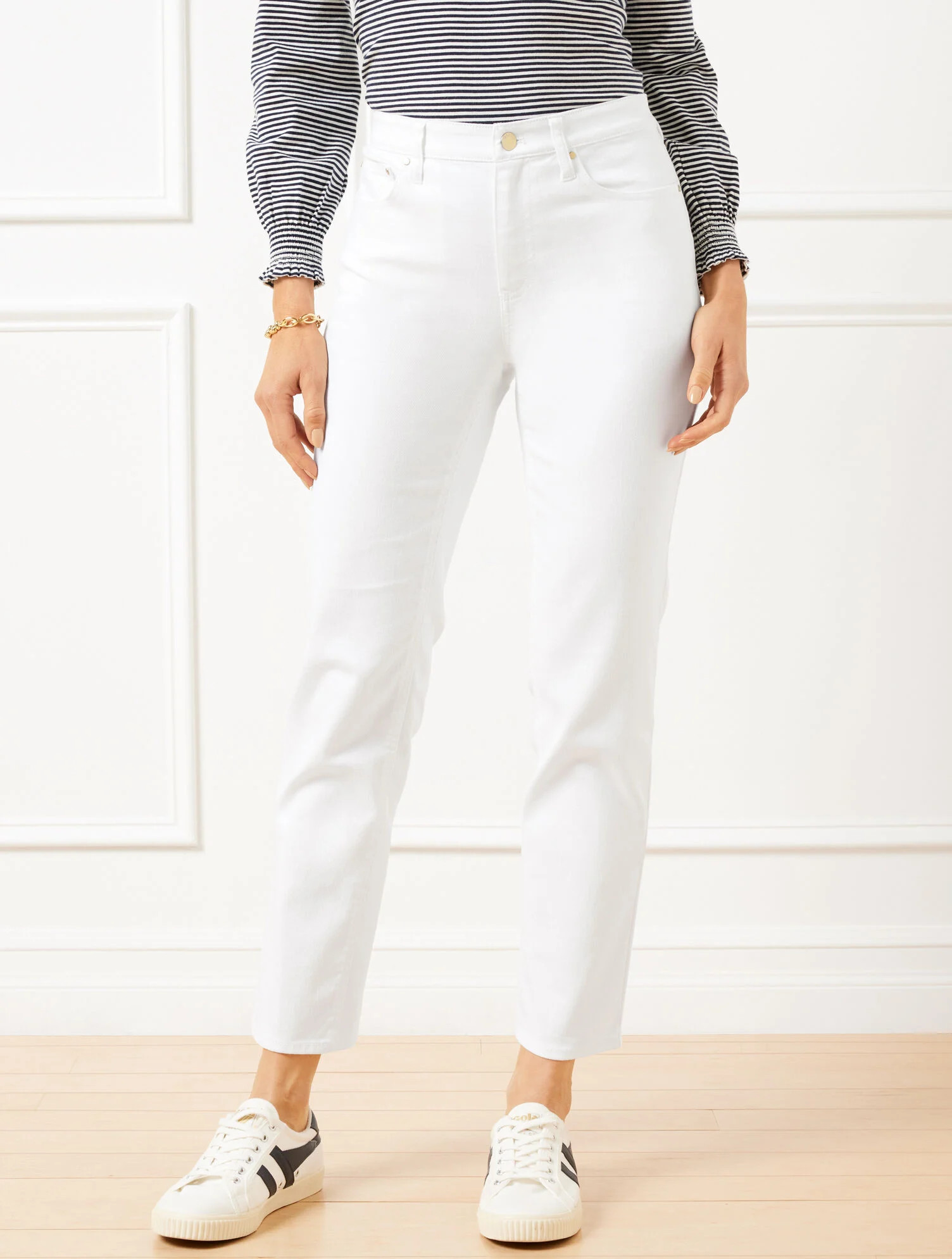 Slim Straight Ankle Jeans | Talbots