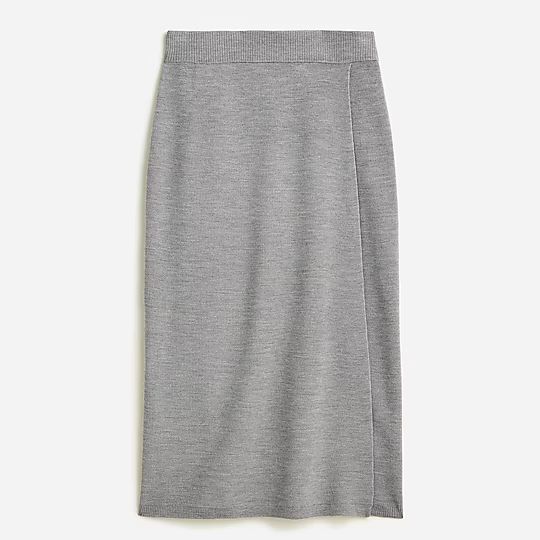 Wrap sweater-skirt | J.Crew US