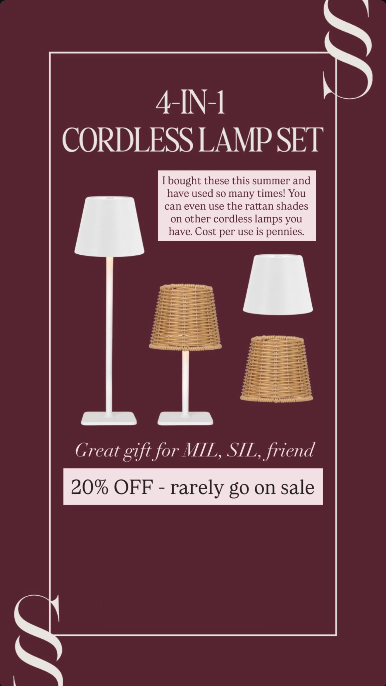 My top picks for PRIME DAY DEALS! The best cordless lamp set is on sale!! I own and love these! Run and grab them now before they're gone!

#PrimeDayDeals #TheSouthernSource 

 #LTKSaleAlert