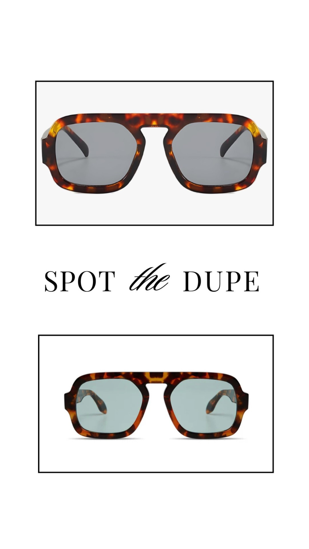 It girl baddie sunnies in tortoise 

#LTKStyleTip #LTKFindsUnder50 #LTKSeasonal